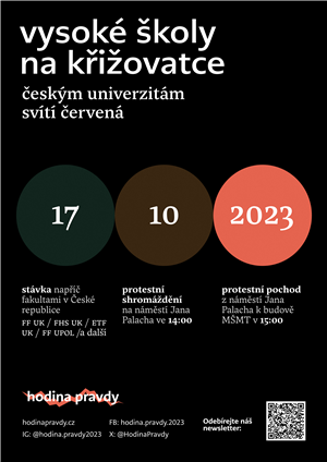 Vyhlásenie k výstražnému štrajku na českých vysokých školách