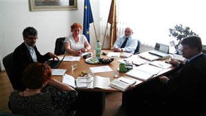 Rokovanie s M. Ftáčnikom spoluautorom Učiace sa Slovensko