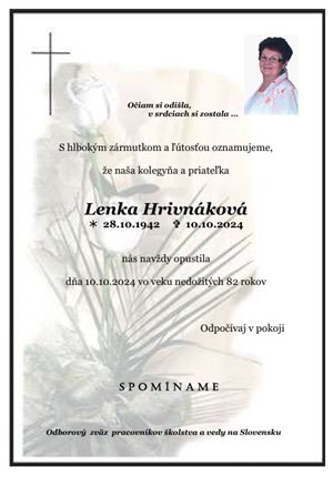 Smútočné oznámenie