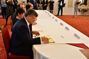 Podpísanie kolektívnej zmluvy vyššieho stupňa na roky 2019 - 2020
