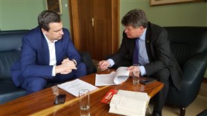 Rokovanie s predsedom NR SR Andrejom Dankom