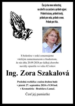 Smútočné oznámenie